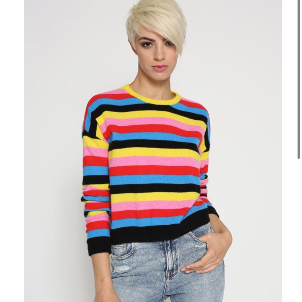 Threads of PRVLG - multi stripe sweater
